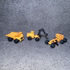 Vintage Zylmex Consturction Diecast Orange Hydraulic Excavator P318, Truck VTG